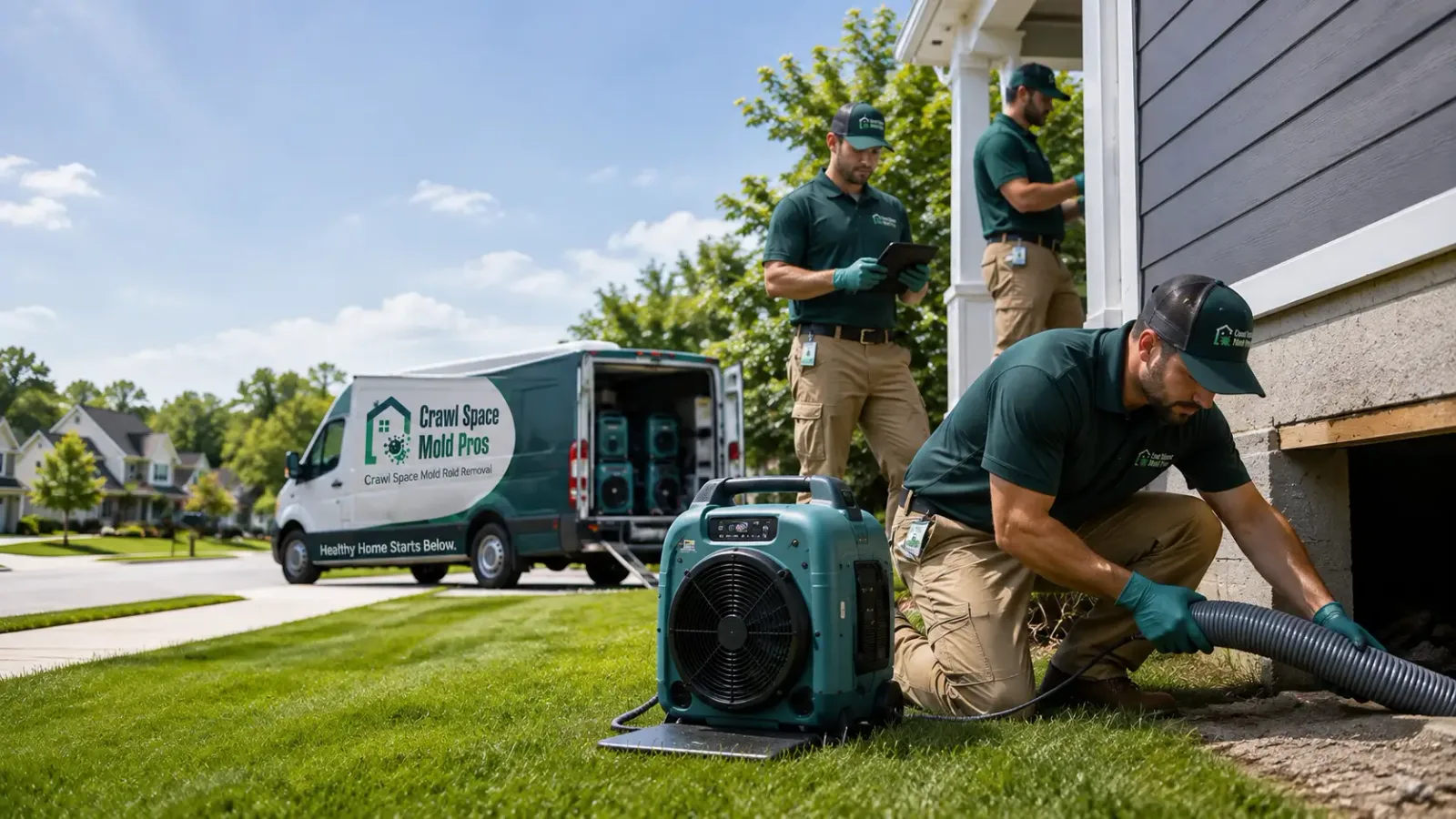Crawl Space Mold Removal in Allenton, MI